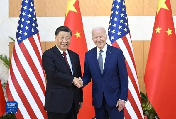 President Xi Jinping Meets with U.S. President Joe Biden in Bali