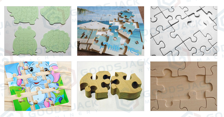 JIGSAW puzzle die cutting press machine samples