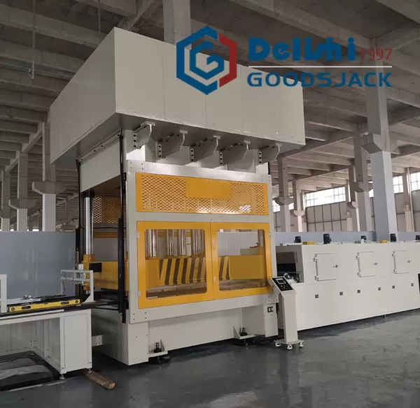 hot press molding machine for glass fiber